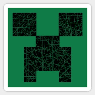 Scratched Creeper Sticker